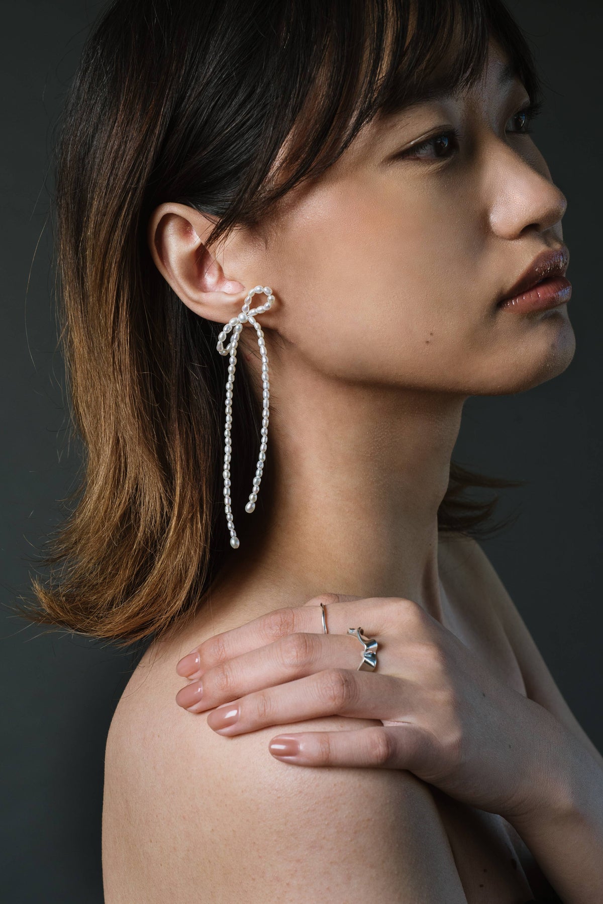 Rice Pearl Margot Earrings