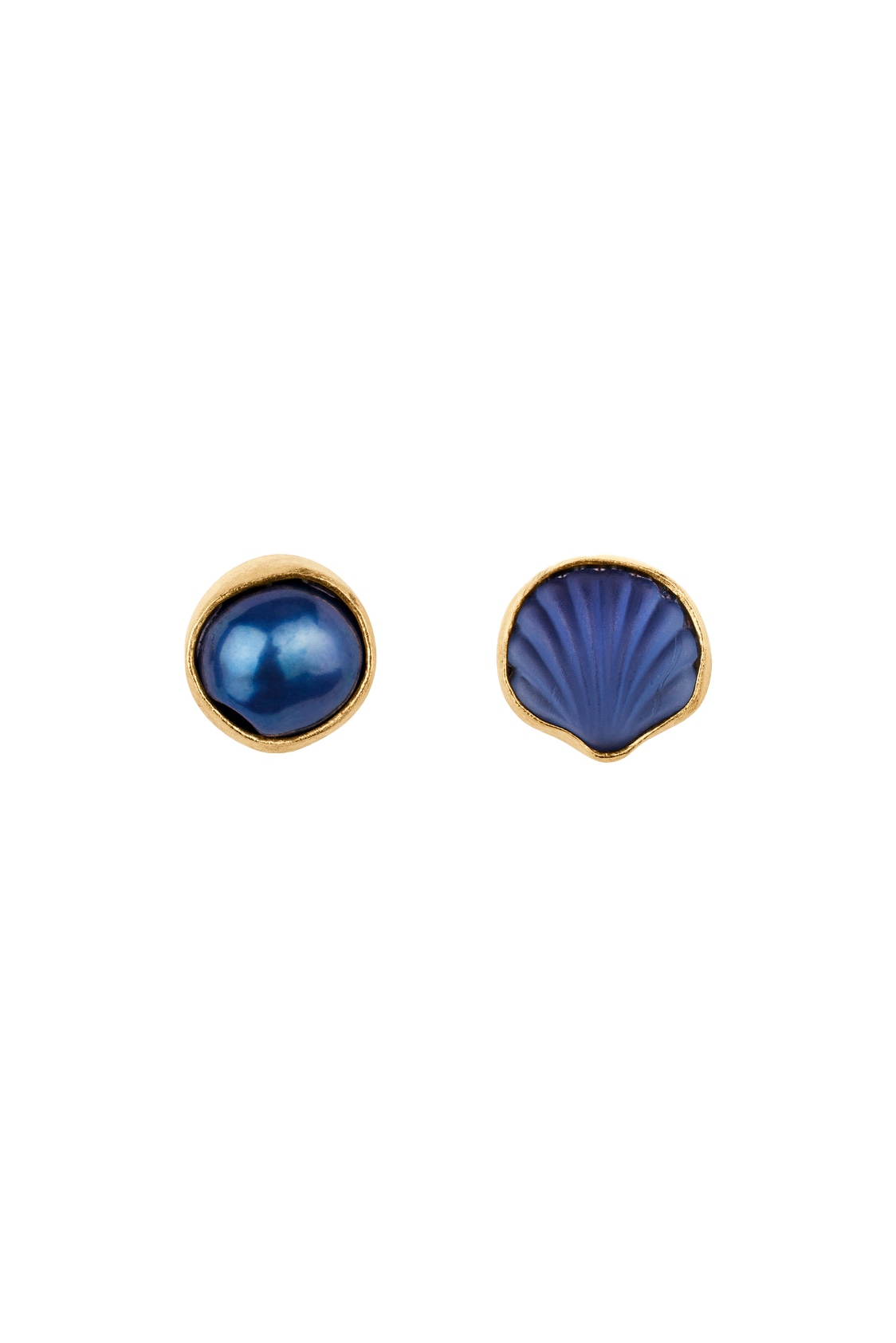 Mismatched Studs: Blue