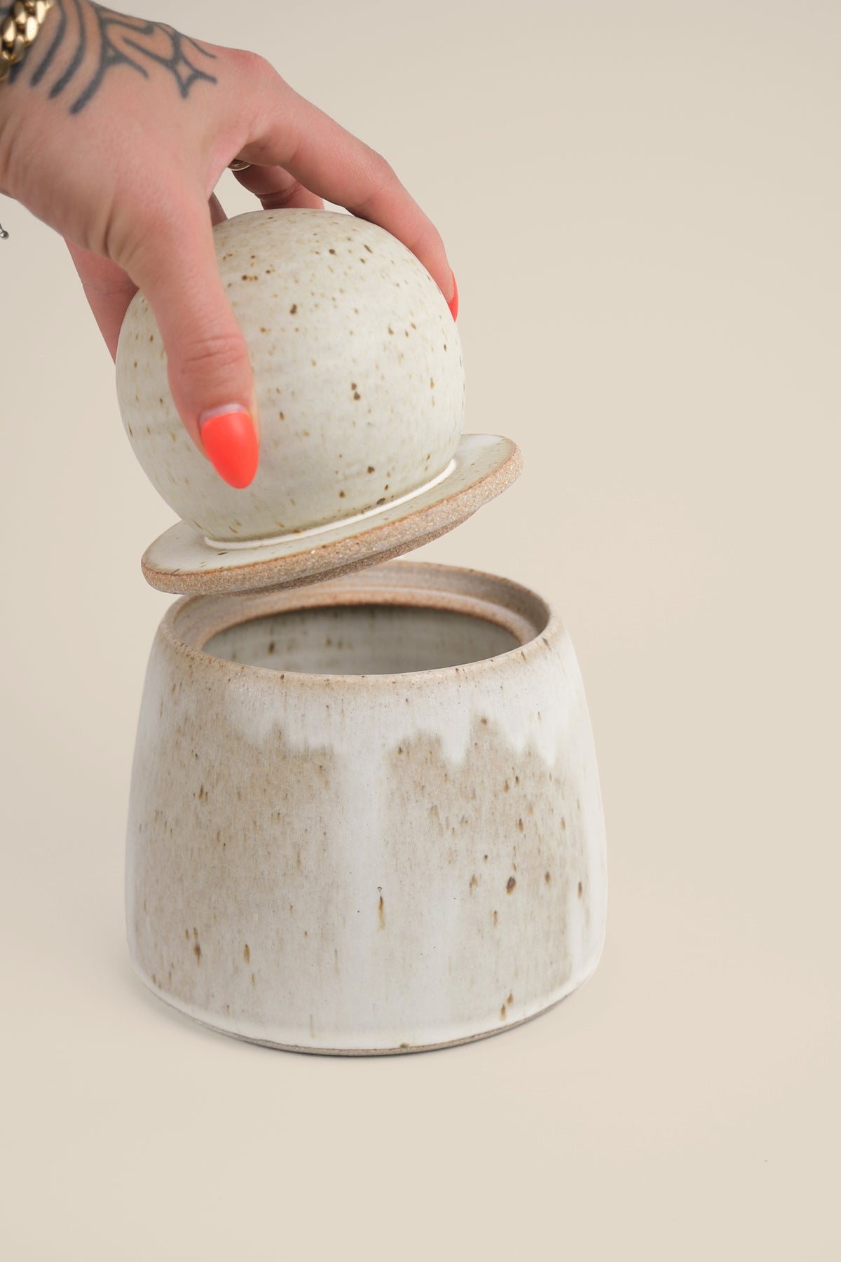 Alabaster Stash Jar: XL