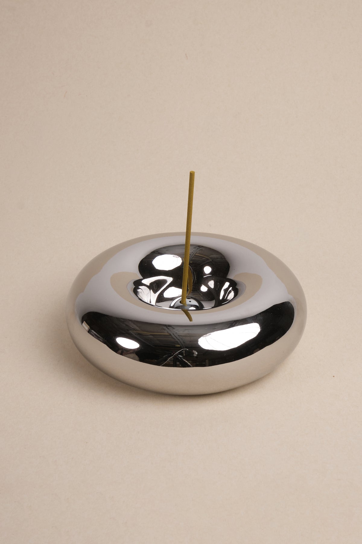 Chrome Incense Holder