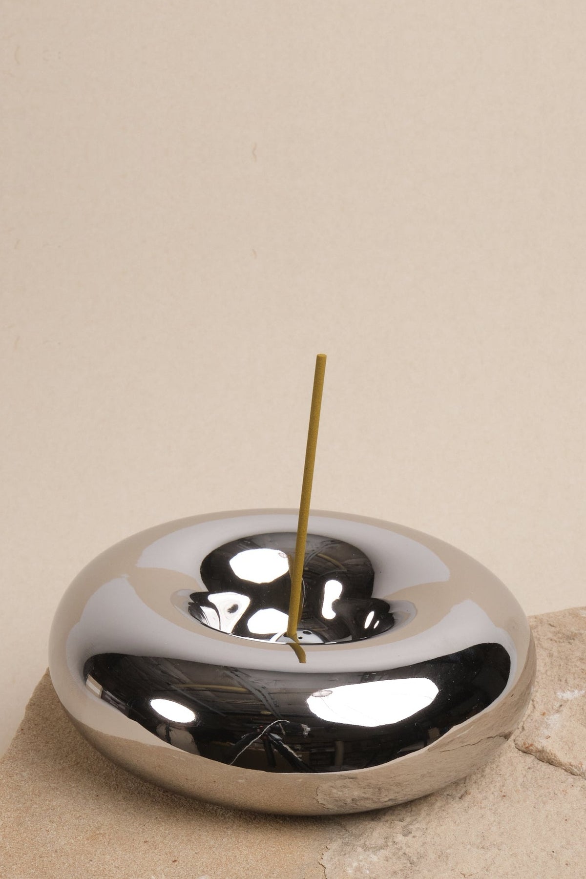 Chrome Incense Holder