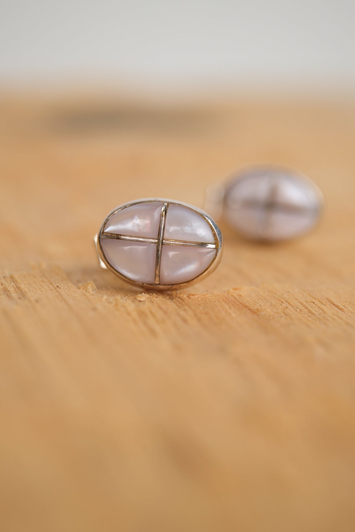 Moonstone Studs