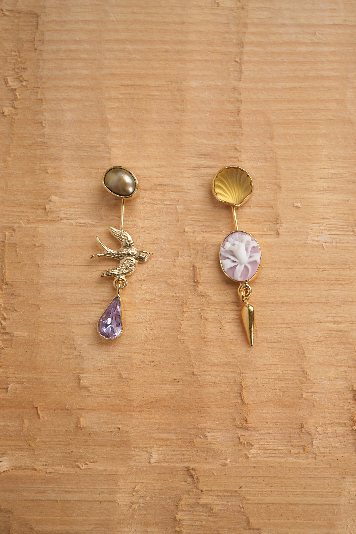 Double Detachable Victorian Drop Earrings