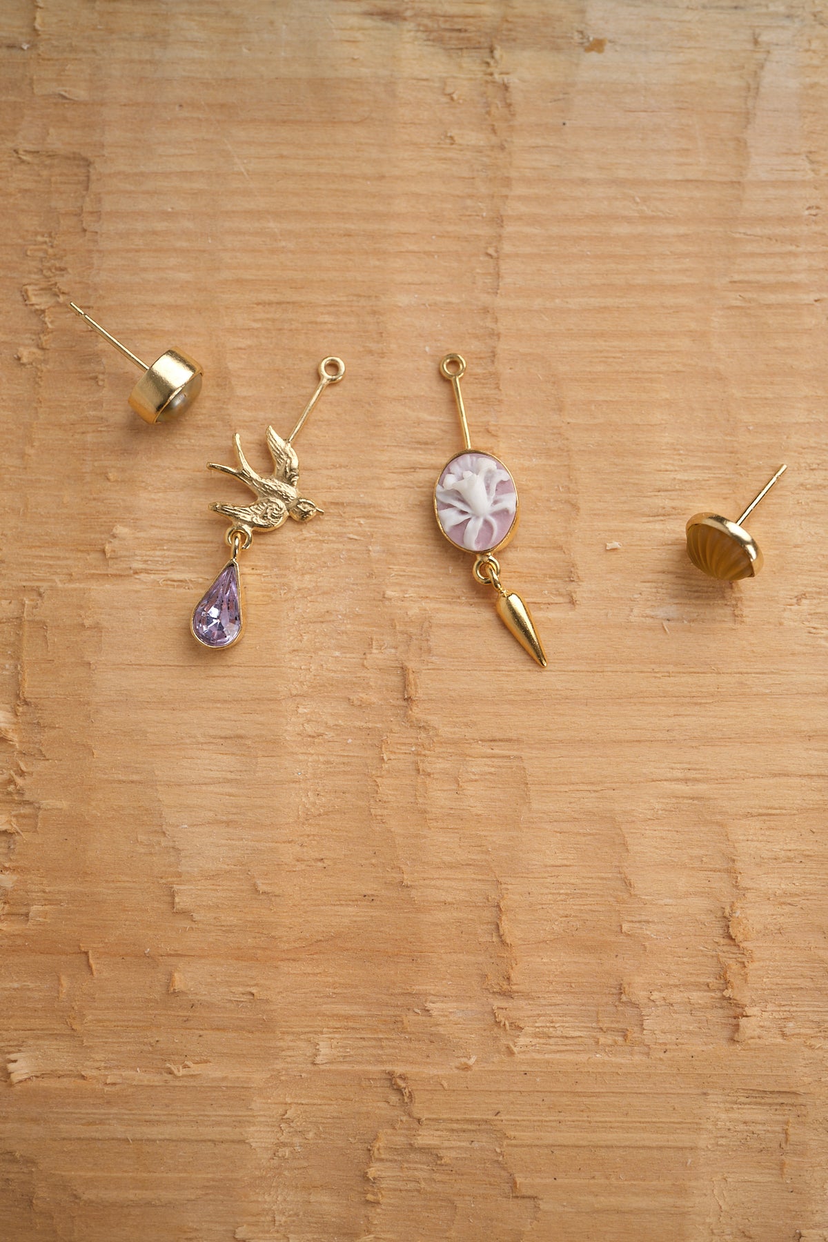 Double Detachable Victorian Drop Earrings