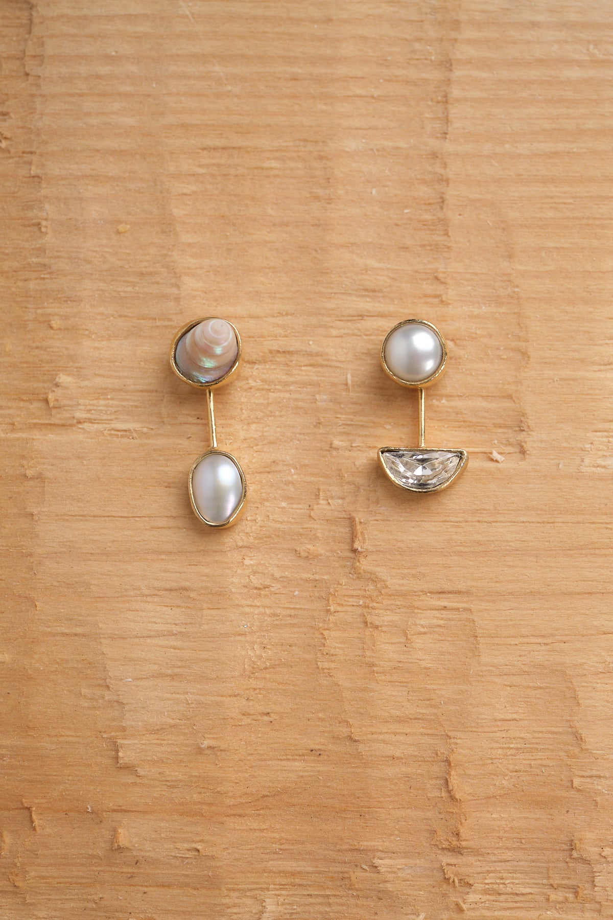 Pearl Detachable Drop Earrings