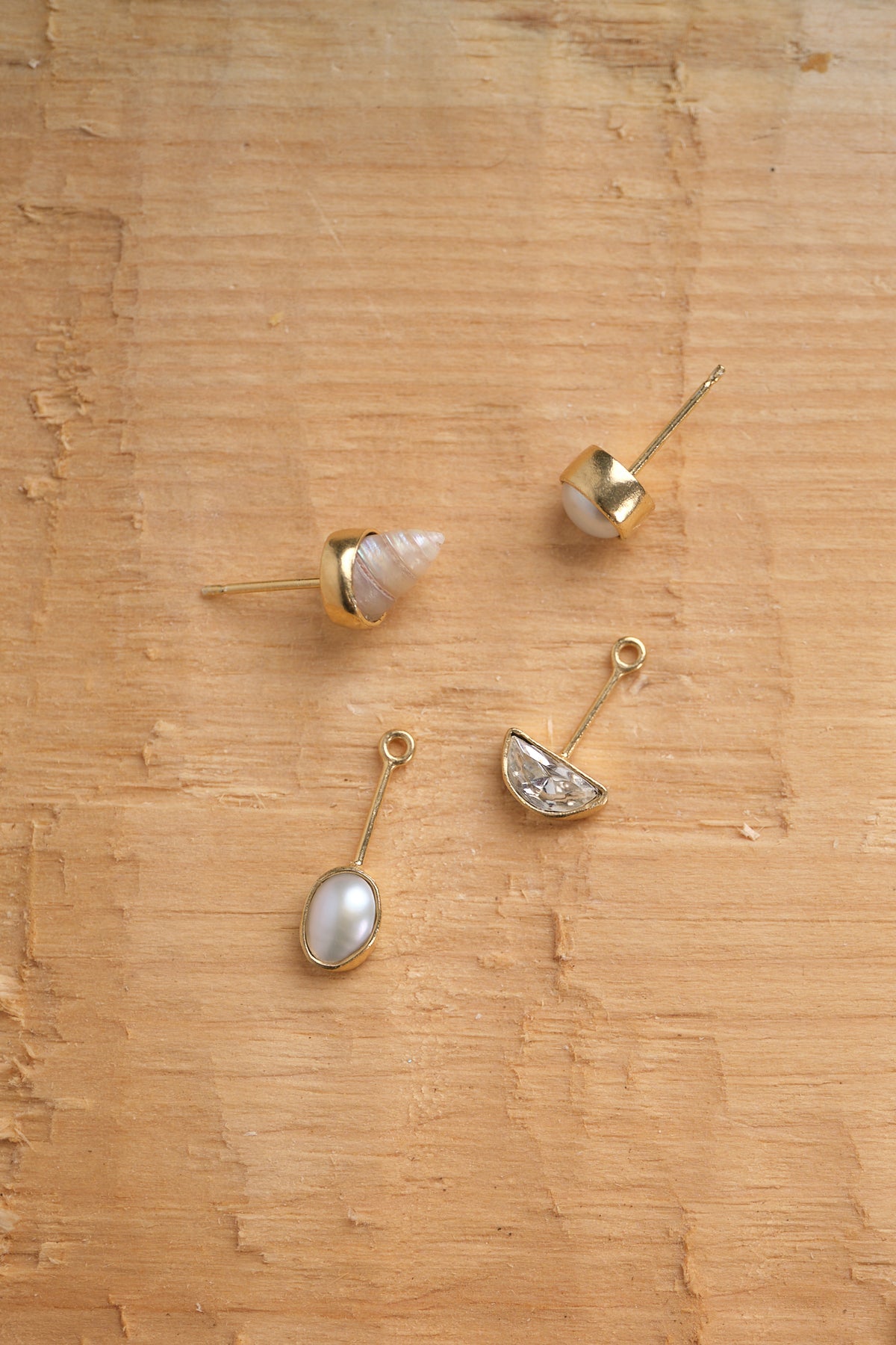 Pearl Detachable Drop Earrings