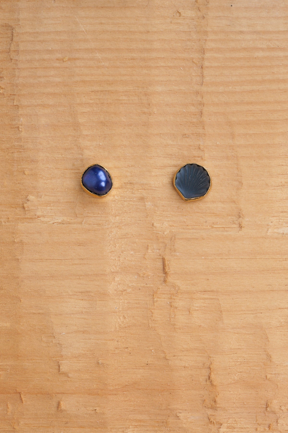 Mismatched Studs: Blue