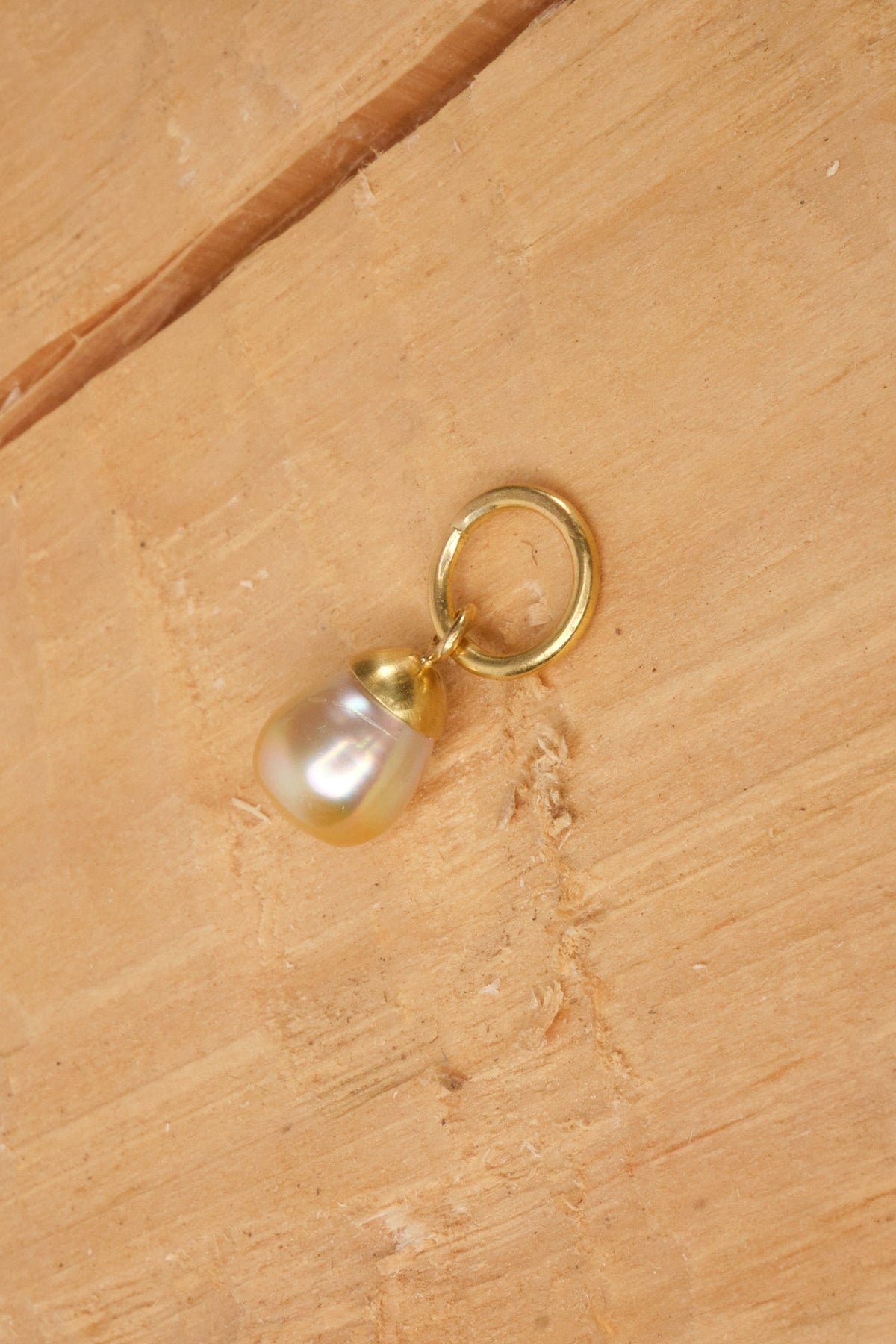 Golden South Sea Pearl Drop Pendant