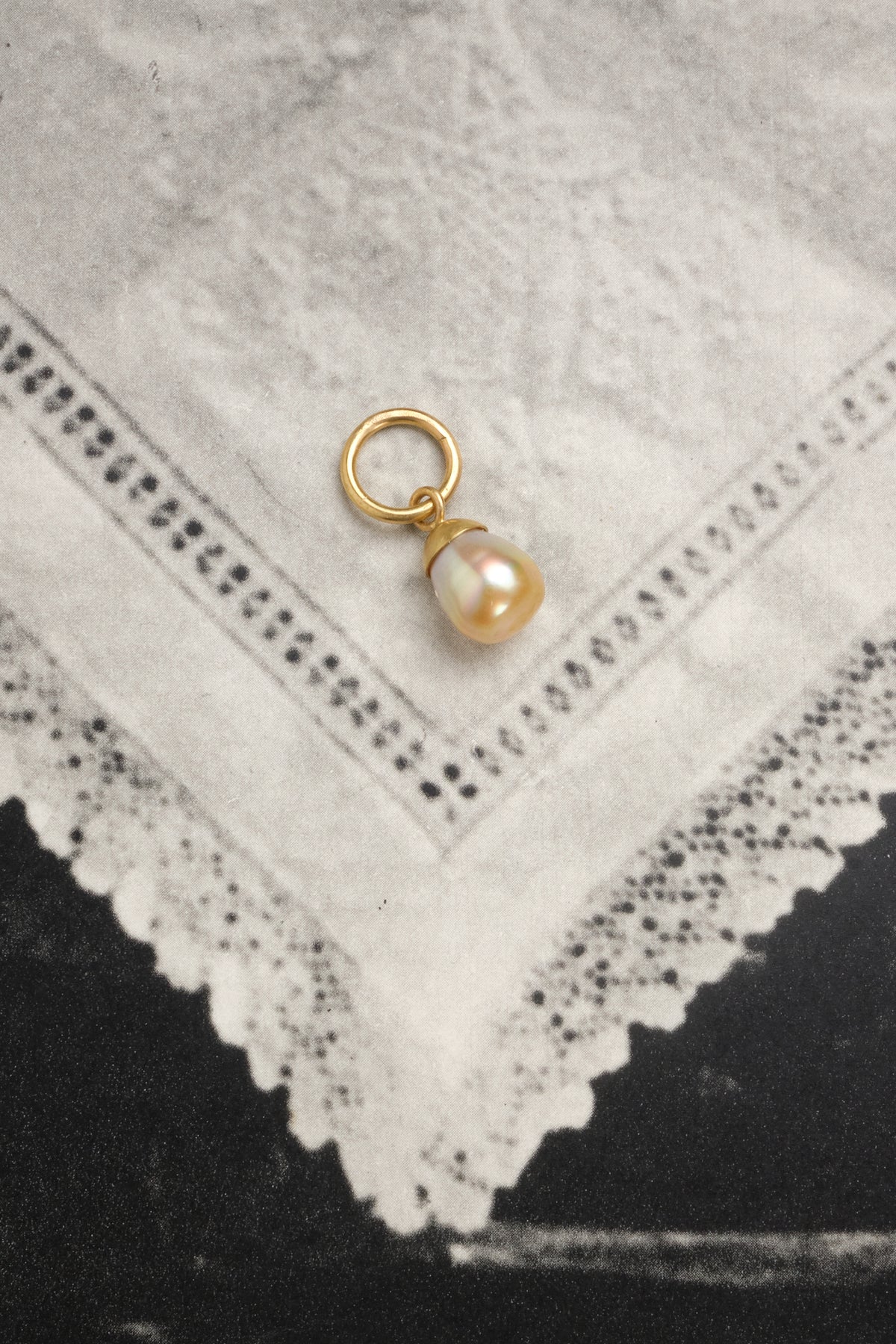 Golden South Sea Pearl Drop Pendant