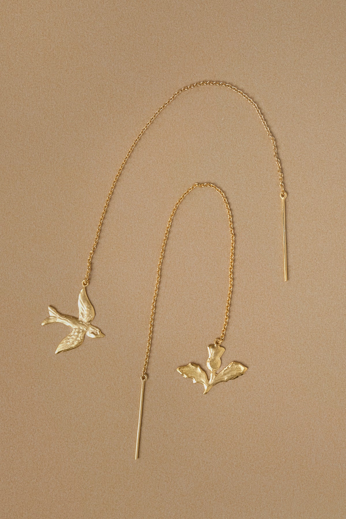 Bird and Thistle Earrings