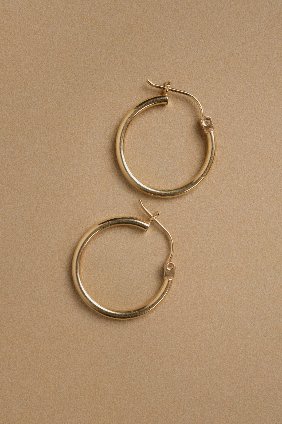 14k Gold Hoops