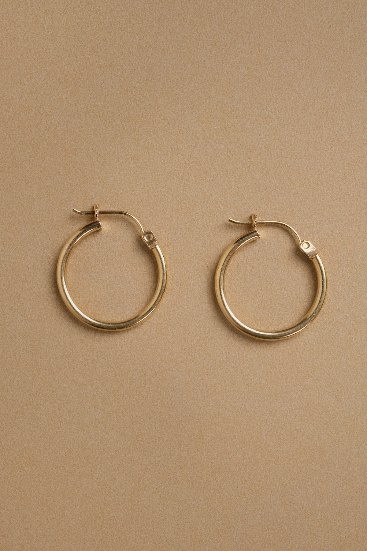 14k Gold Hoops