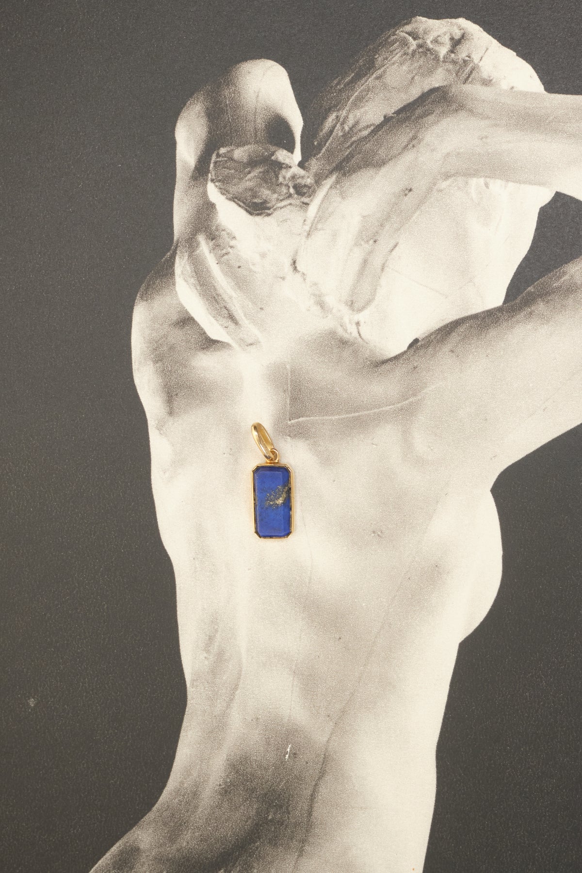 14K Lapis Pendant