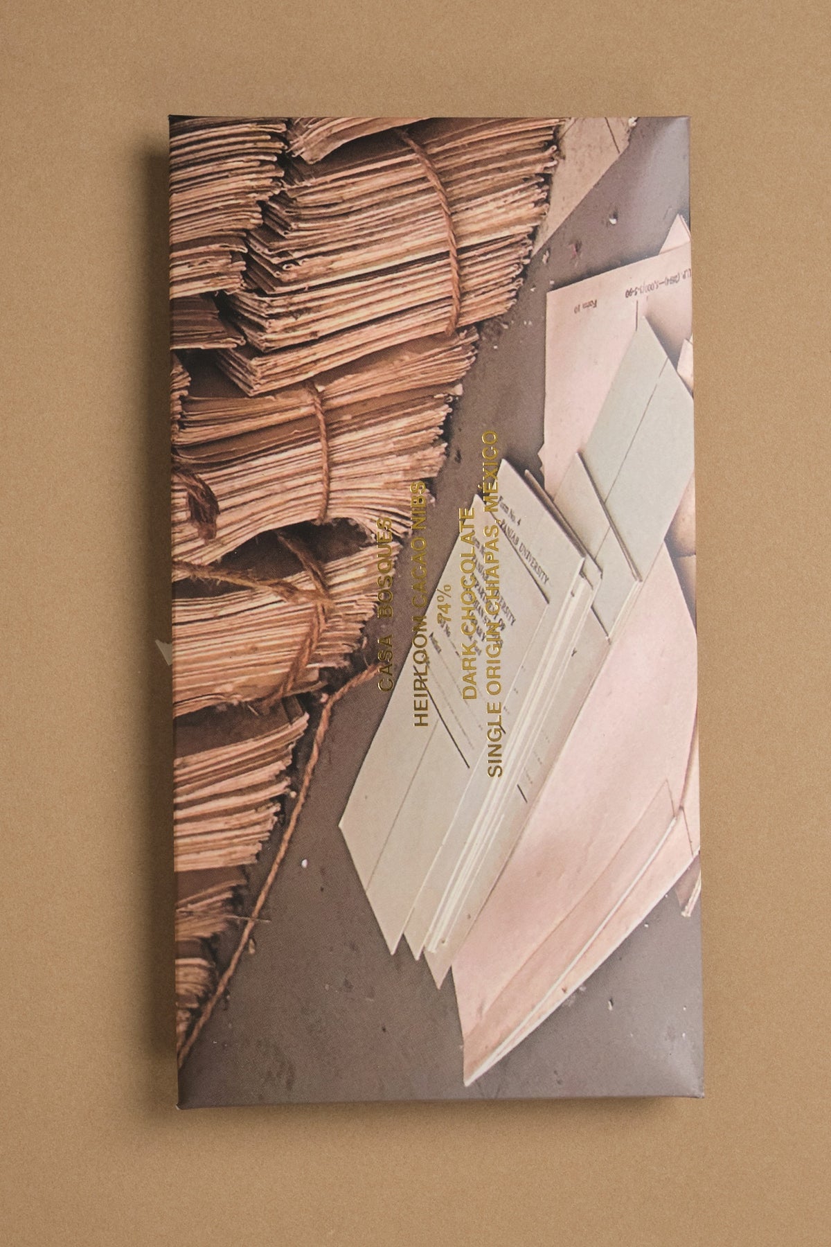 Casa Bosques cacao nibs chocolate bar