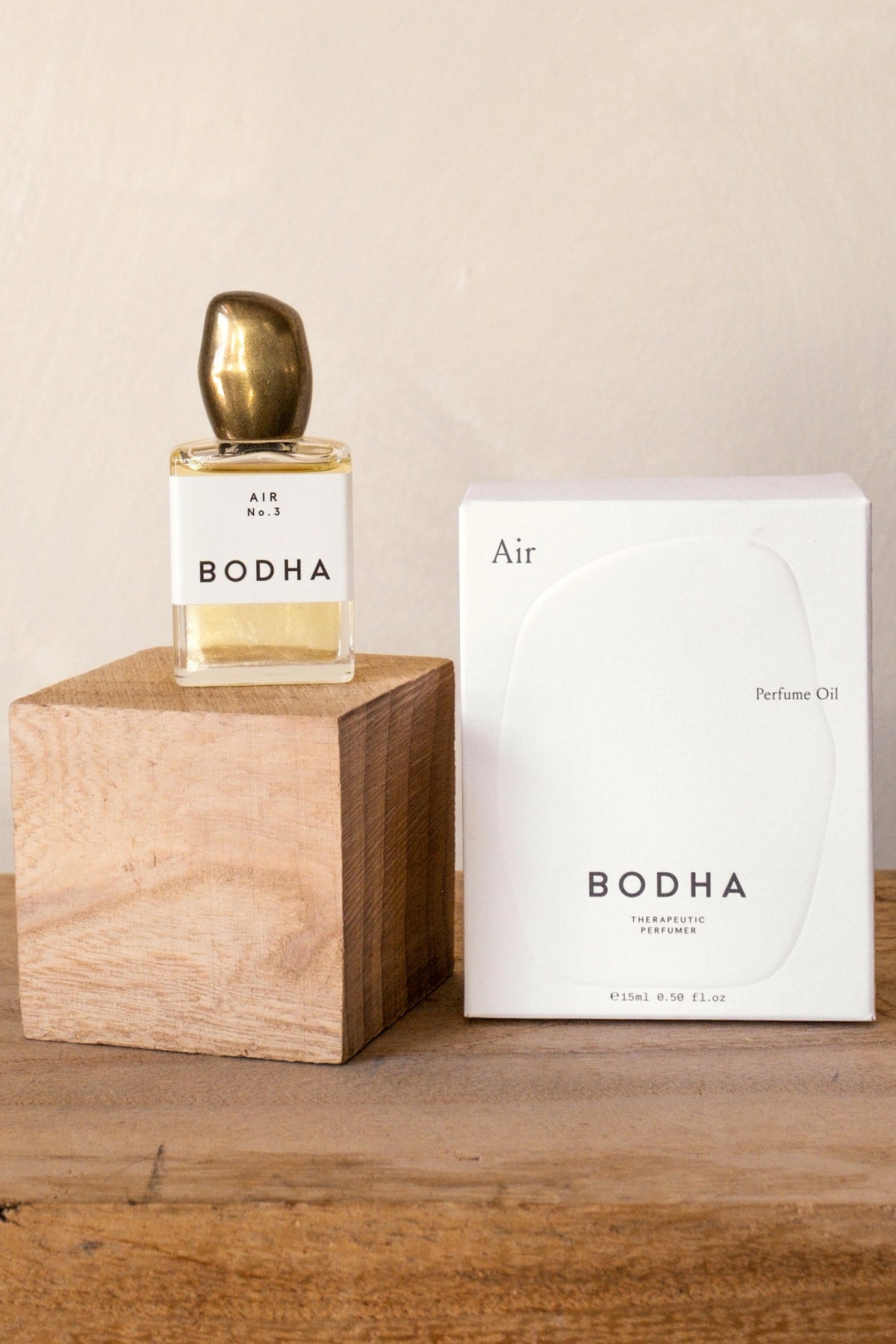 Bodha Air perfume oil bottle and box