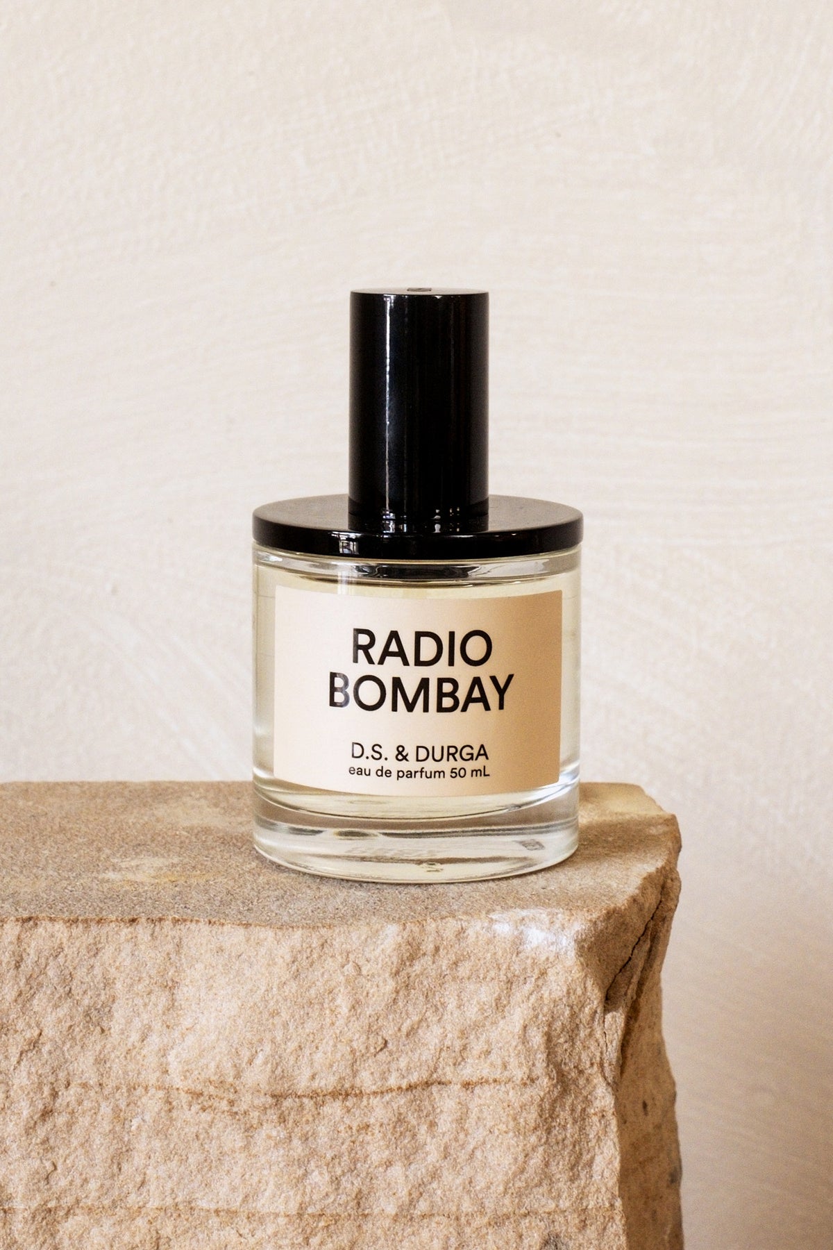 D.S. & Durga Radio Bombay perfume on stone