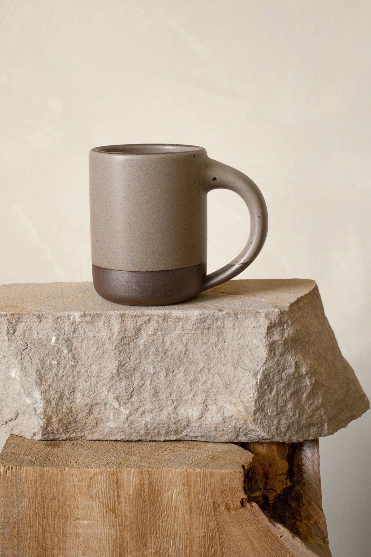 East Fork Mug in Morel on stone