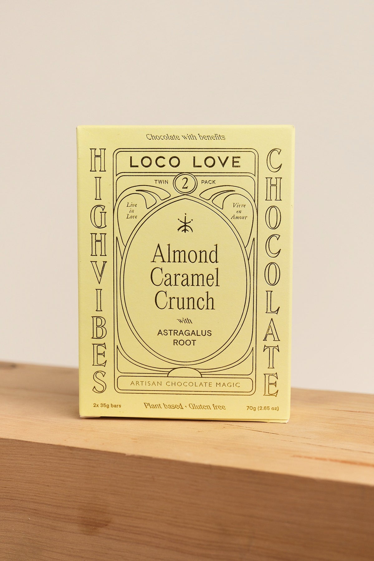 Loco Love Twin Pack Almond Caramel Crunch box