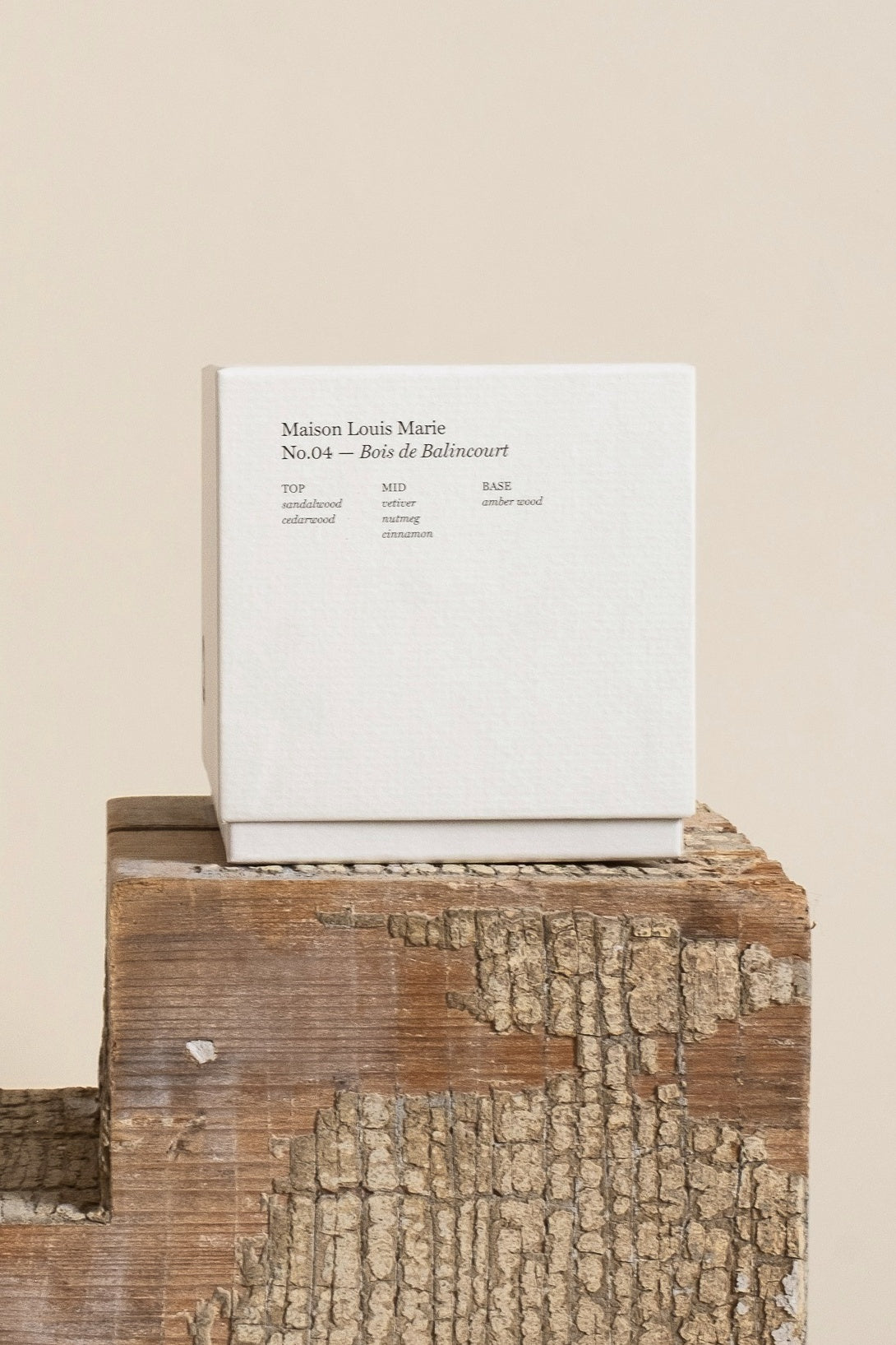 Maison Louis Marie No.04 Bois de Balincourt candle box