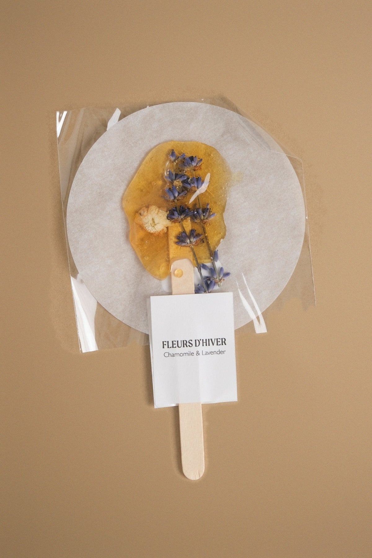 Fleurs d'Hiver tea lolly