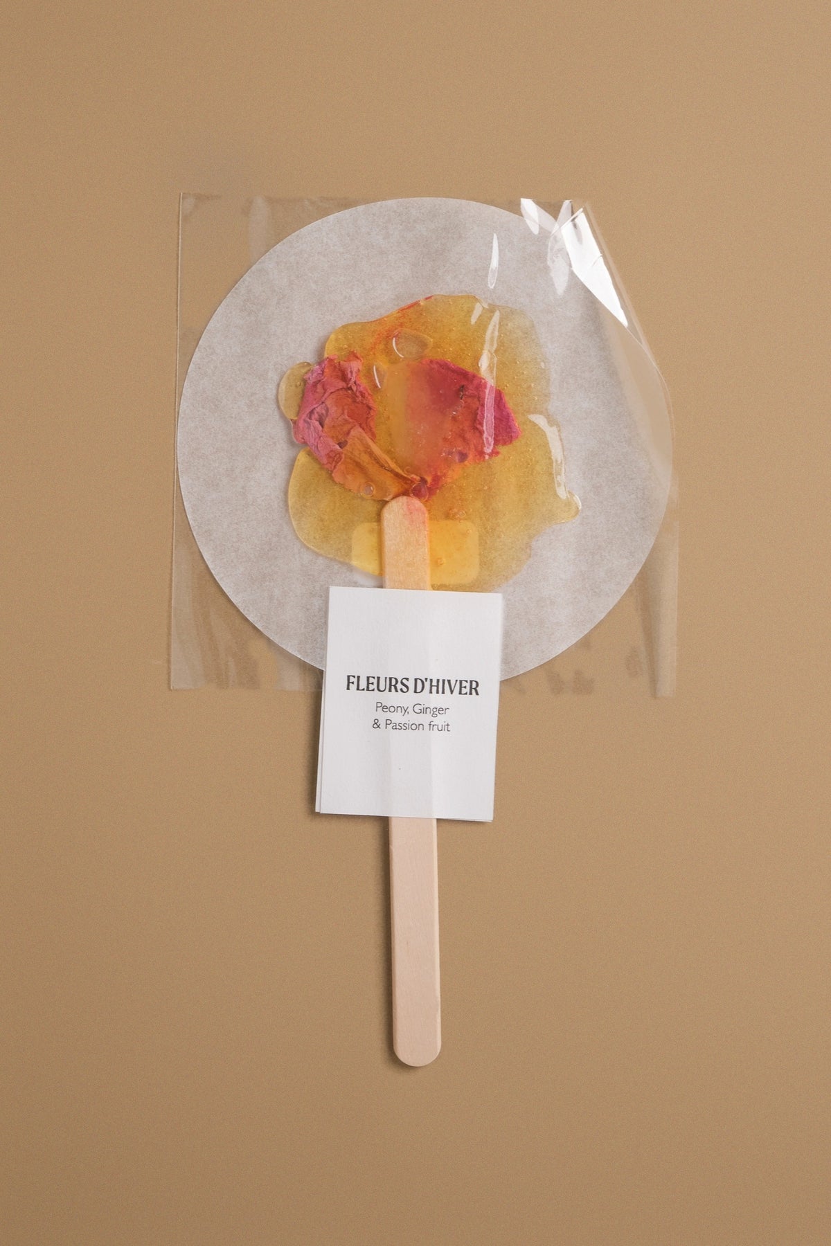 Fleurs d'Hiver tea lolly